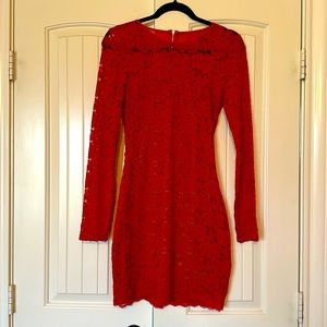 Express Lace Mini Dress Size SMALL
